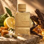Fondo de Amber Oud Gold 999.9 Dubai Edition Al Haramain Eau de Parfum
