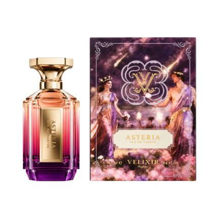 Caja y botella de Asteria Velixir Eau de Parfum