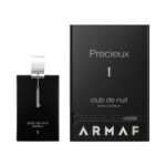 Frasco y caja de Club de Nuit Precieux Armaf Extrait de Parfum Para Hombre