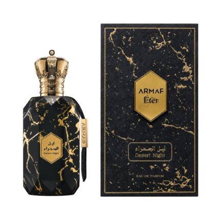 Caja y botella de Desert Night Armaf Eau de Parfum