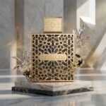 Elixir Rayhaan Eau de Parfum Para Hombre con fondo dorado