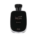 Frasco de Hawas Black Rasasi Eau de Parfum Para Hombre