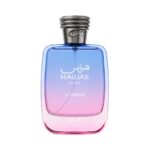 Frasco de Hawas London Rasasi Eau de Parfum Para Hombre