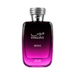 Botella de Hawas Reina Rasasi Eau de Parfum
