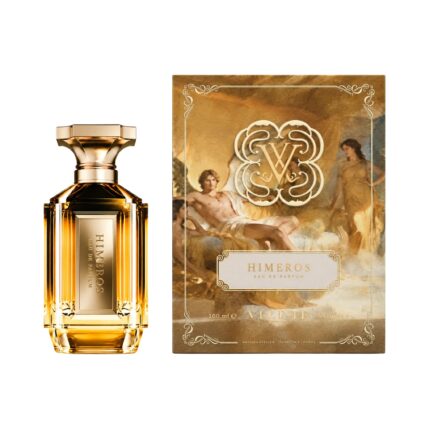 Botella y caja de Himeros Velixir Eau de Parfum