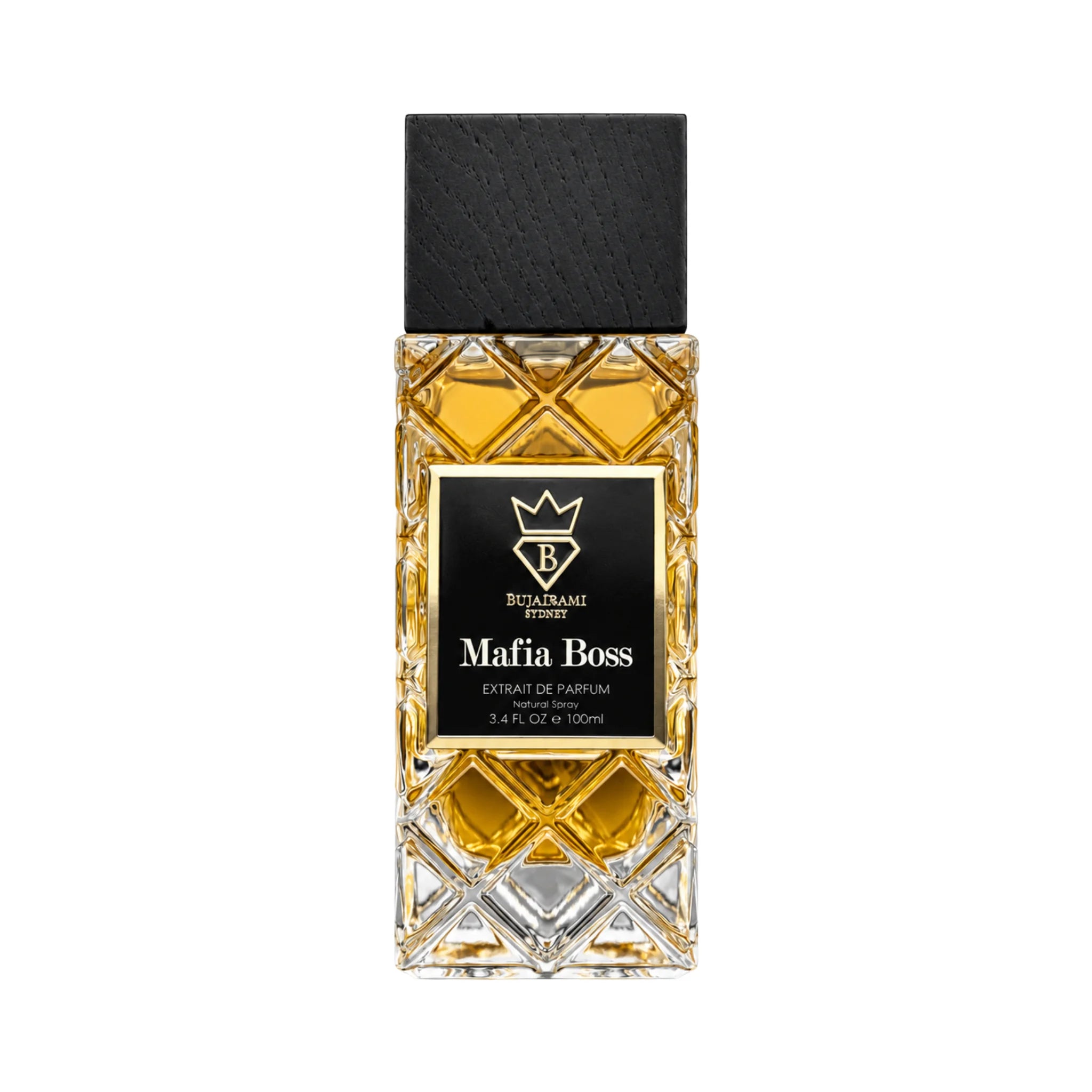 Botella de Mafia Boss Bujairami Extrait de Parfum