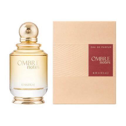 Caja y botella del perfume Ombre Notes Khadlaj Eau de Parfum