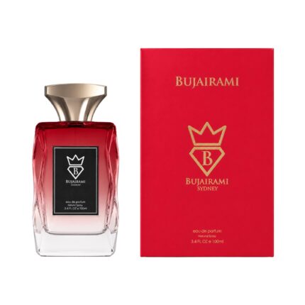 Caja y botella de Red Static Bujairami Eau de Parfum
